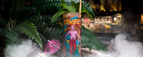 THE MAGIC ZOMBIE! GLASS RAISES THE DEAD WITH A TIKI COCKTAIL