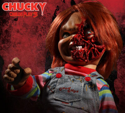 Child´s Play 3: Pizza Face Chucky - Designer Series Talking Puppet