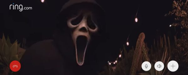 GHOSTFACE TEAMS UP WITH RING DOORBELLS TO KEEP SCARY STRANGERS AT BAY